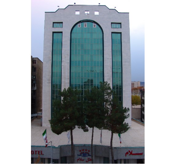 موقعیت جغرافیایی هتل سلام مشهد